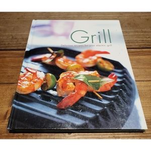Grill Cookbook Hardcover Recipes Cooking Dinner
